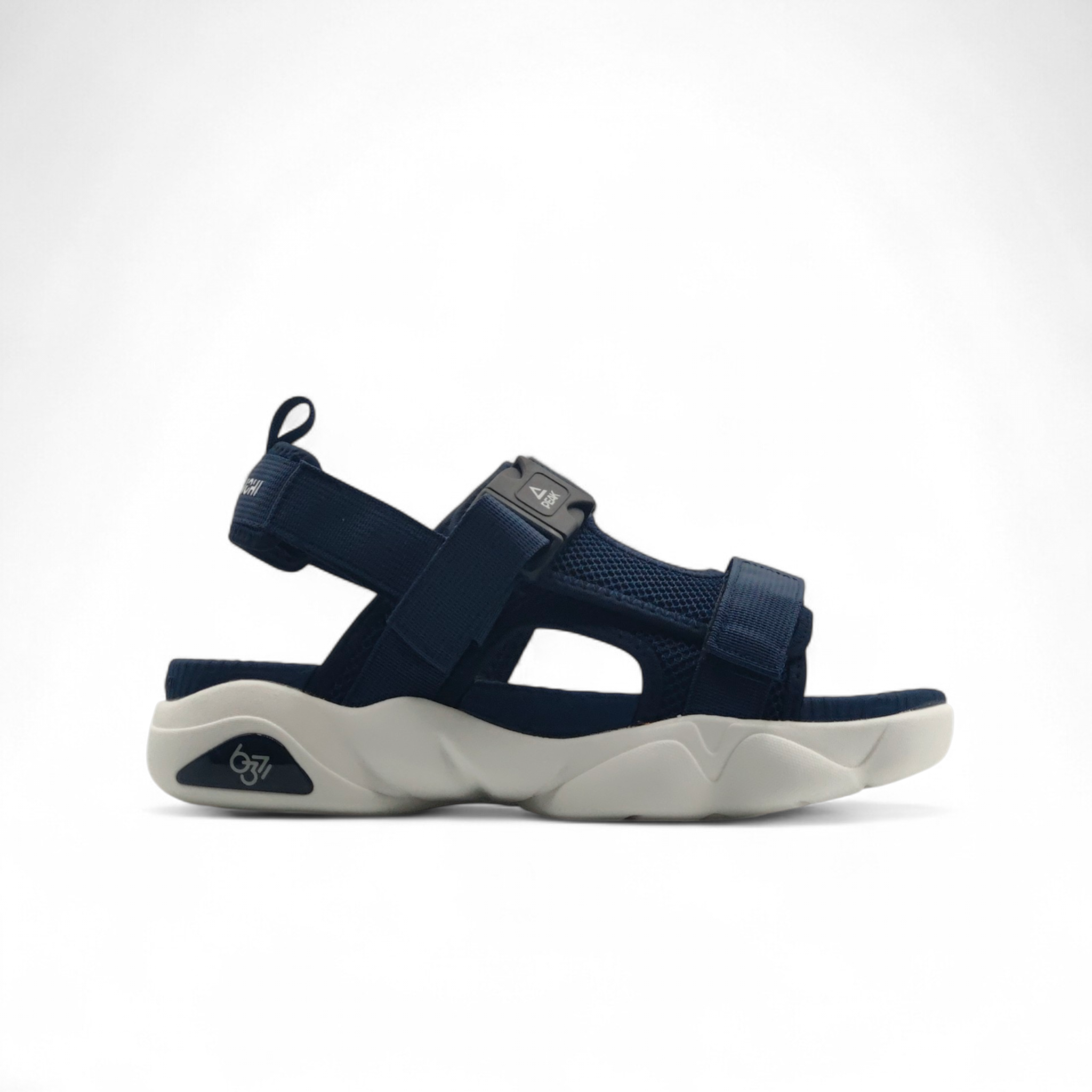 SANDALS-NAVY/MILKY WHITE