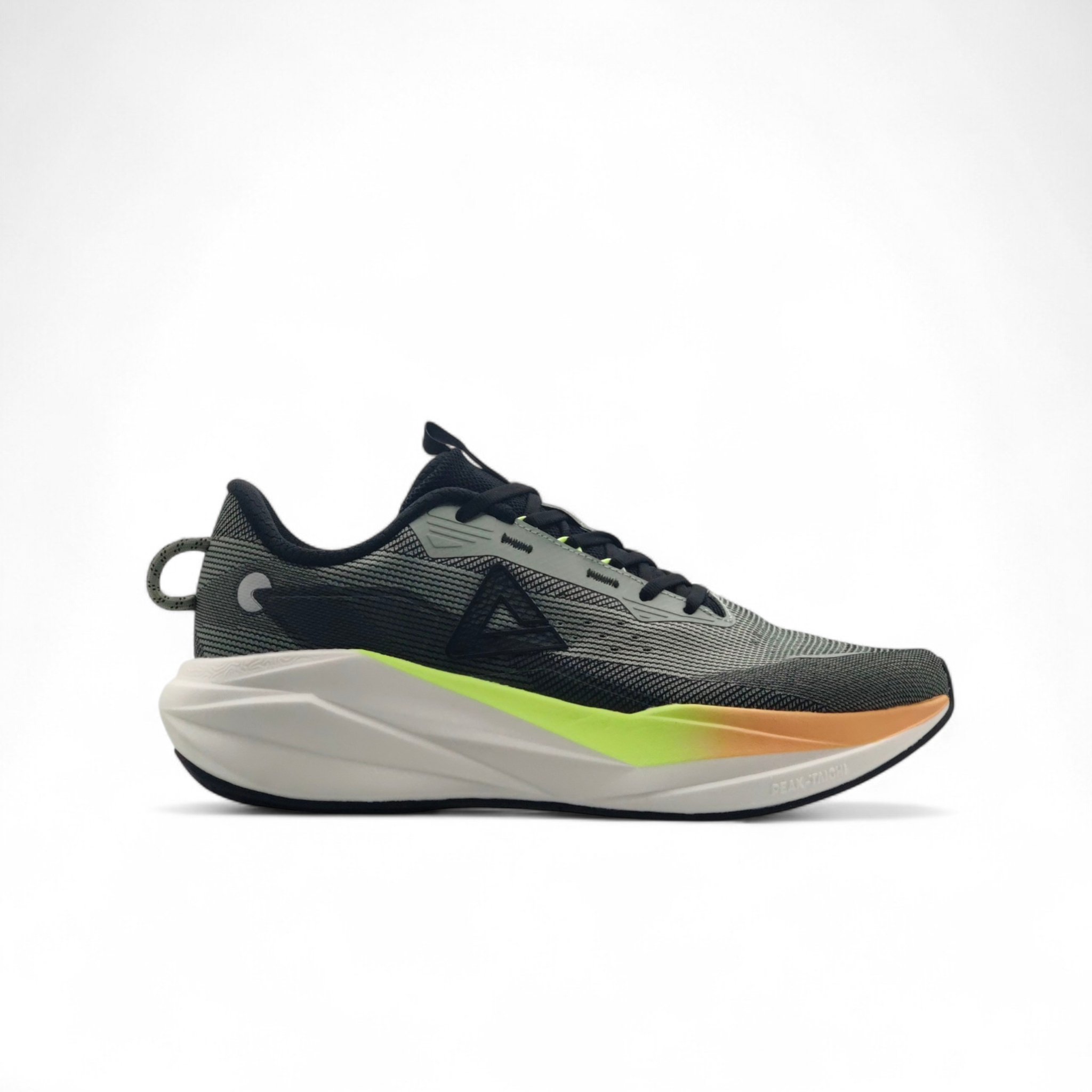 CUSHION RUNNING SHOES BLACK/GREEN