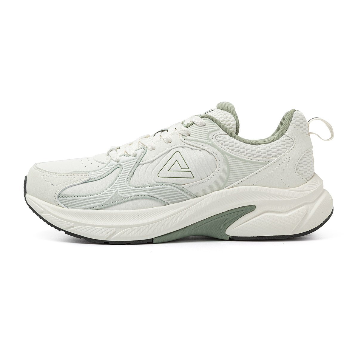 TRAINING RUNNING SHOES-WHITE/GREEN