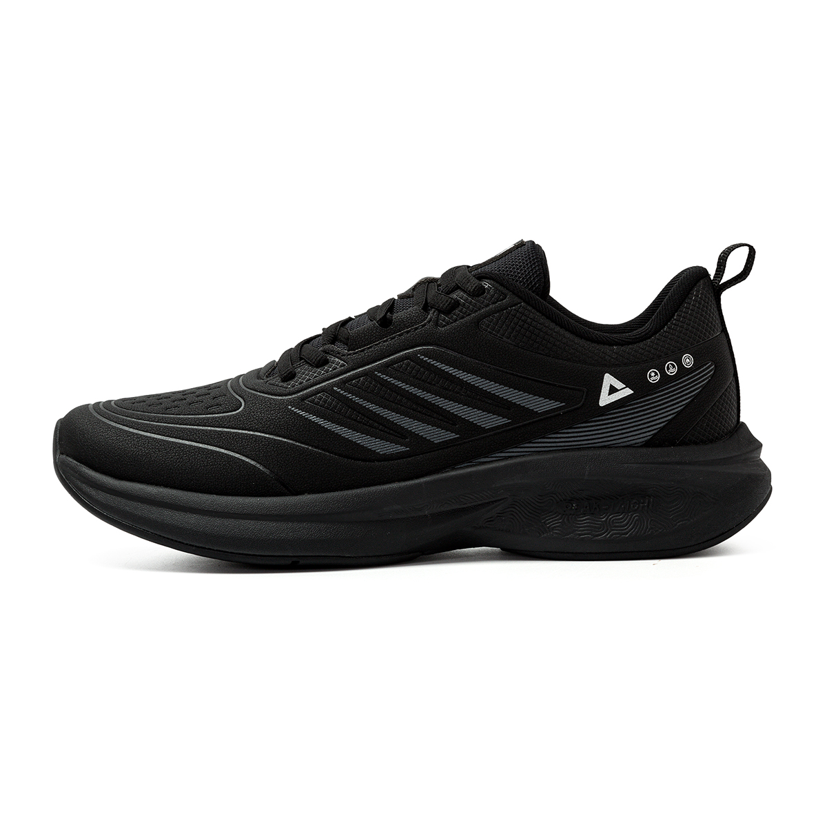 TRAINING RUNNING SHOES-BLACK/MAGNETIC GREY