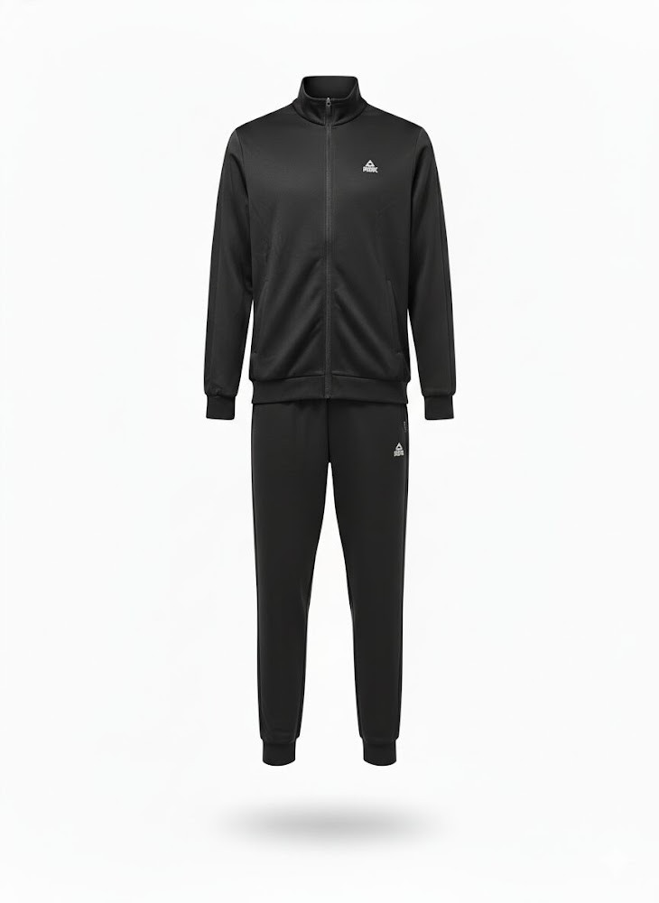 Knitted Tracksuit-Black