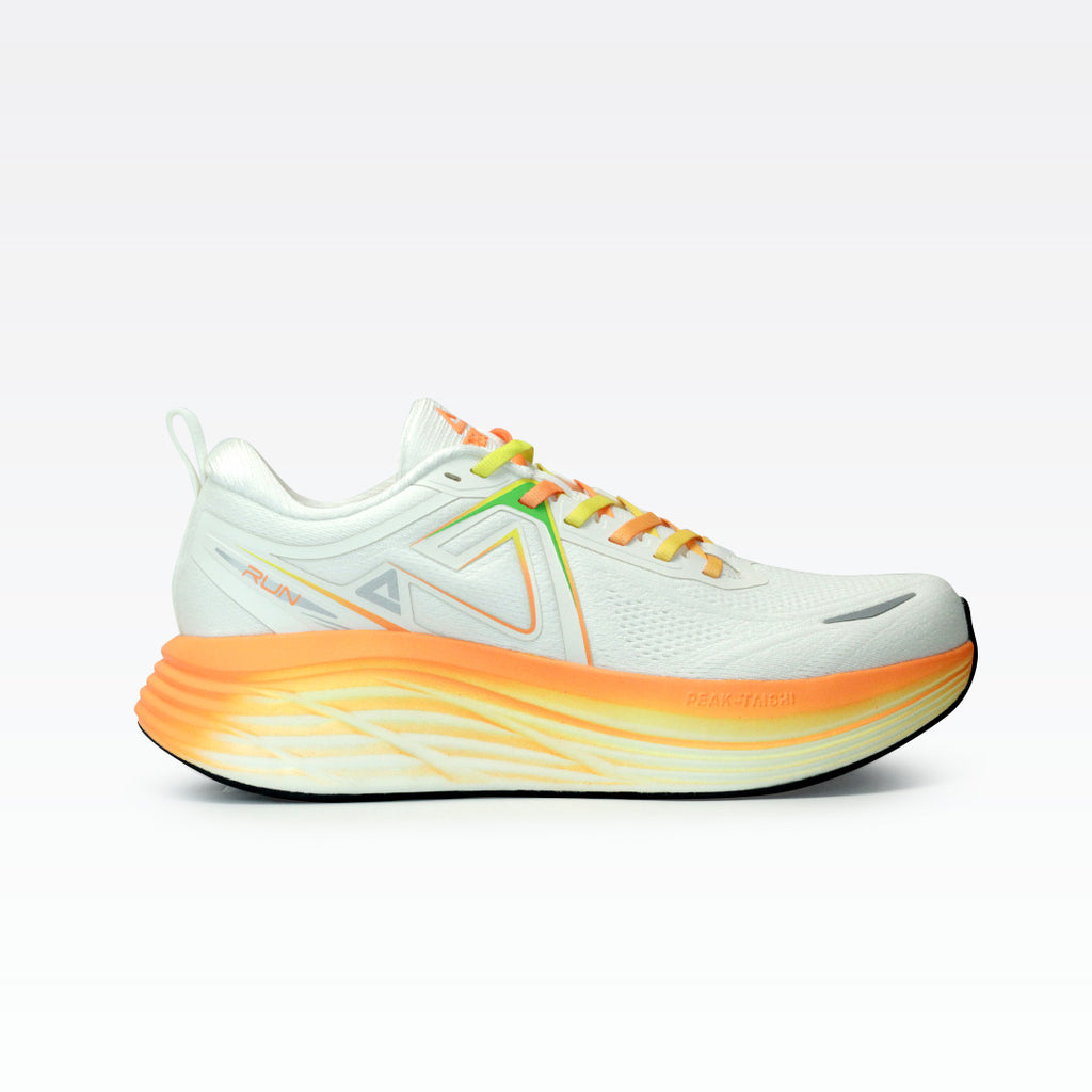 TRAINING/ RUNNING SHOES-WHITE/ORANGE