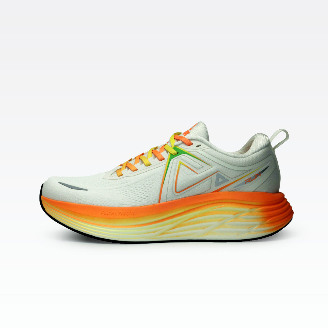 TRAINING/ RUNNING SHOES-WHITE/ORANGE