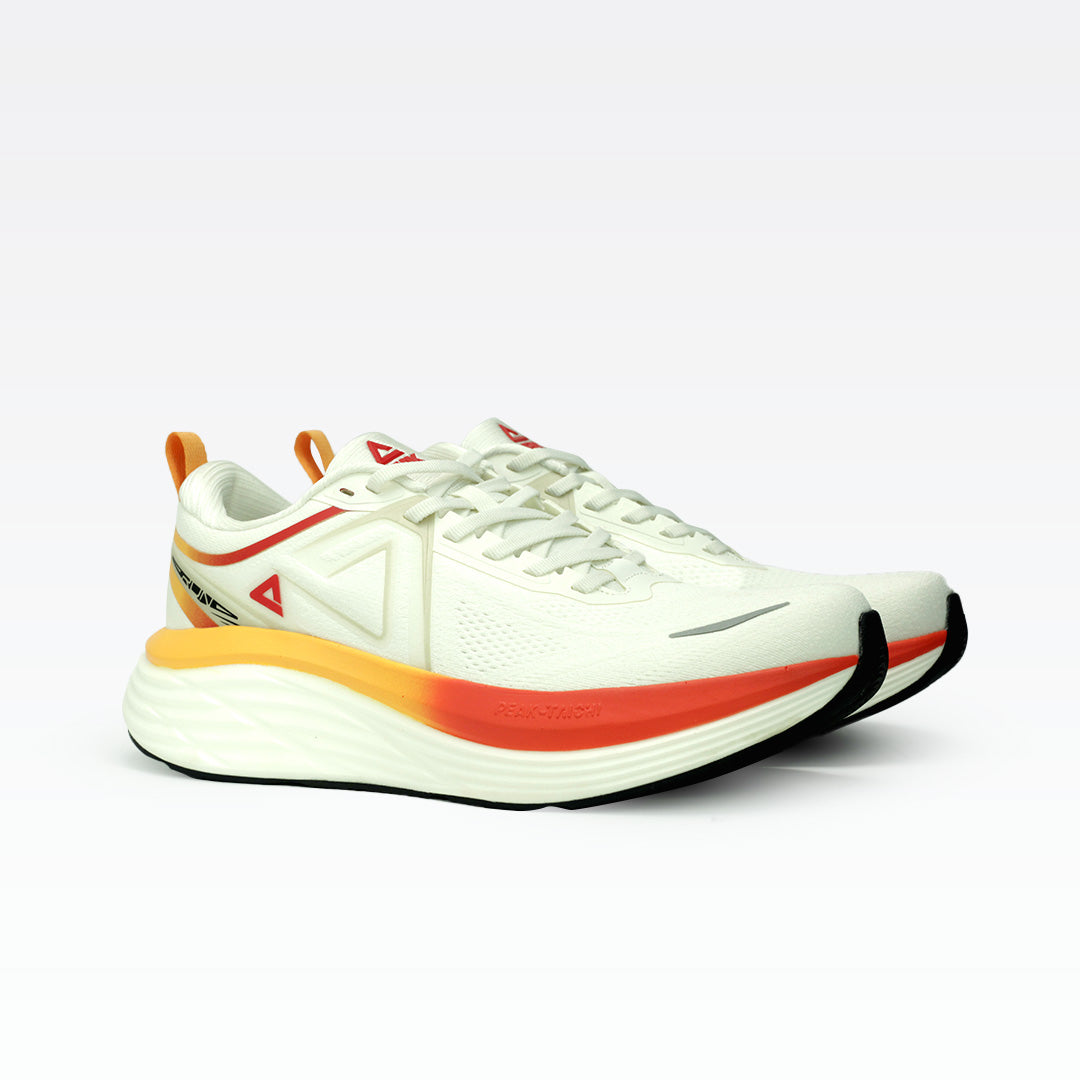 TRAINING/ RUNNING SHOES-WHITE/RED