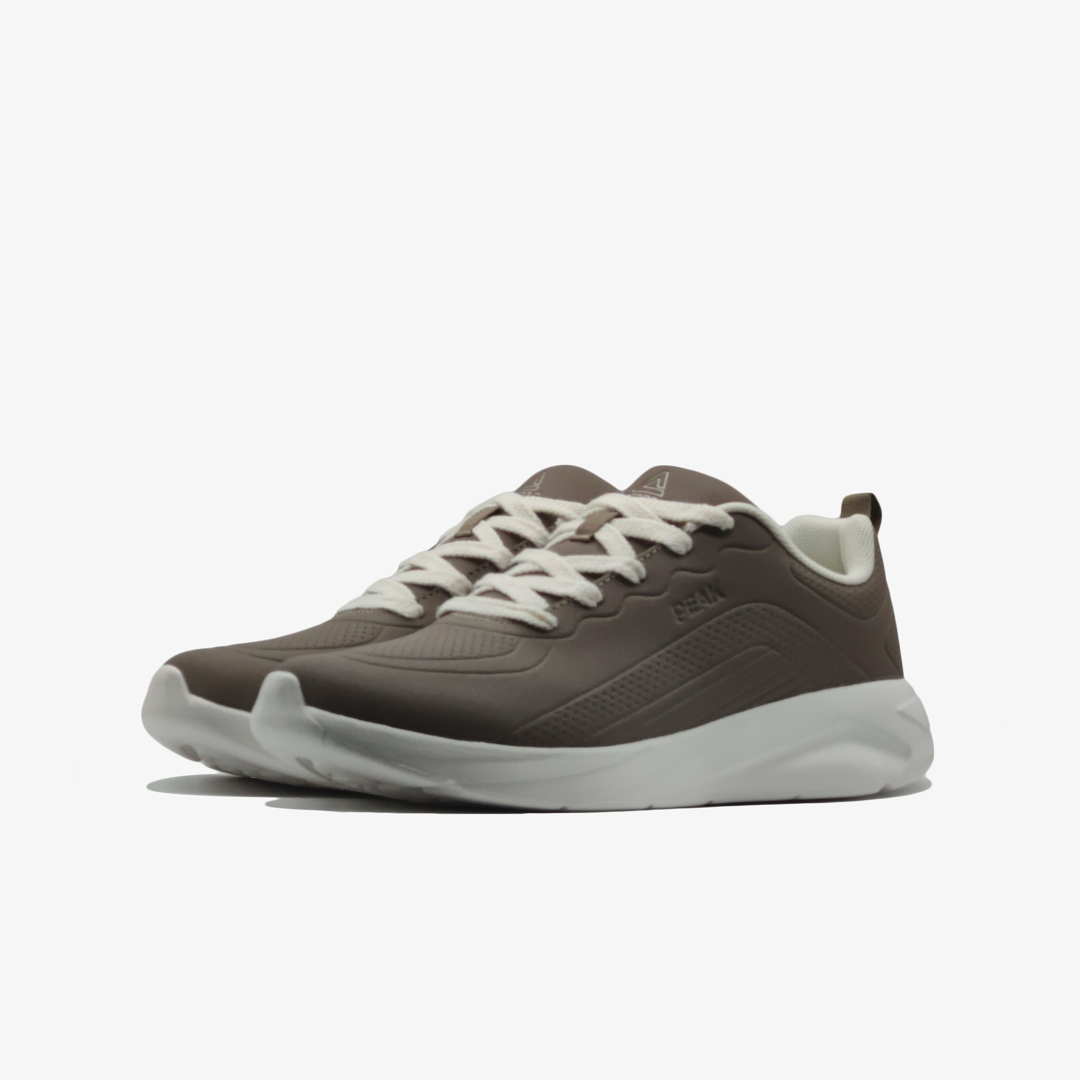 CASUAL SHOES-Brown/canvas white